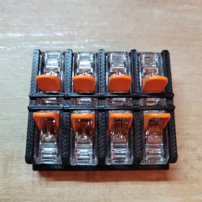 Kẹp Đấu Dây WAGO 221-2411 3D Có Lỗ Bắt Vít