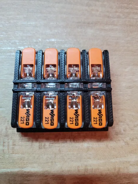 Kẹp Đấu Dây WAGO 221-2411 3D Có Lỗ Bắt Vít - Image 2