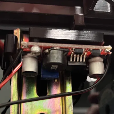 Ngàm gắn DIN Rail cho Buck Converter (LM2596)