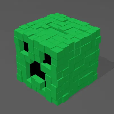 Đầu Creeper Minecraft – hộp tiết kiệm (money box)