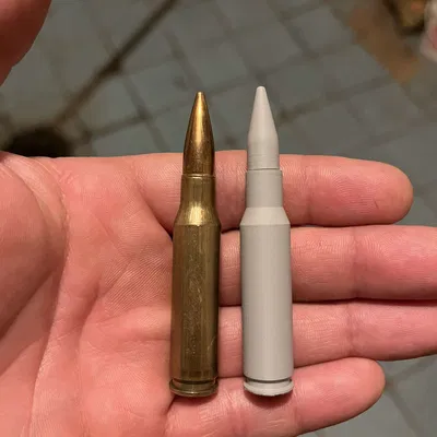 Đạn .308 (bullet cartridges ammo) - Mô hình in 3D