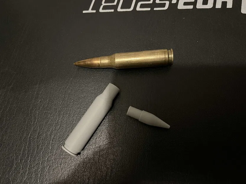 Đạn .308 (bullet cartridges ammo) - Mô hình in 3D - Image 3