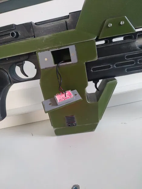 M41A Aliens Pulse Rifle 1:1 REMIX (thêm màn hình LED) - Image 2