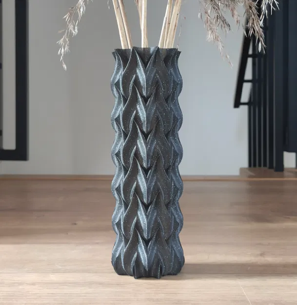 Bình Hoa 3D "Ngọn Lửa" - Trang trí nhà cửa độc đáo - Image 1