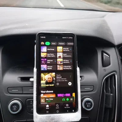 Giá đỡ điện thoại ô tô hướng dọc gắn khe CD (CD insert)