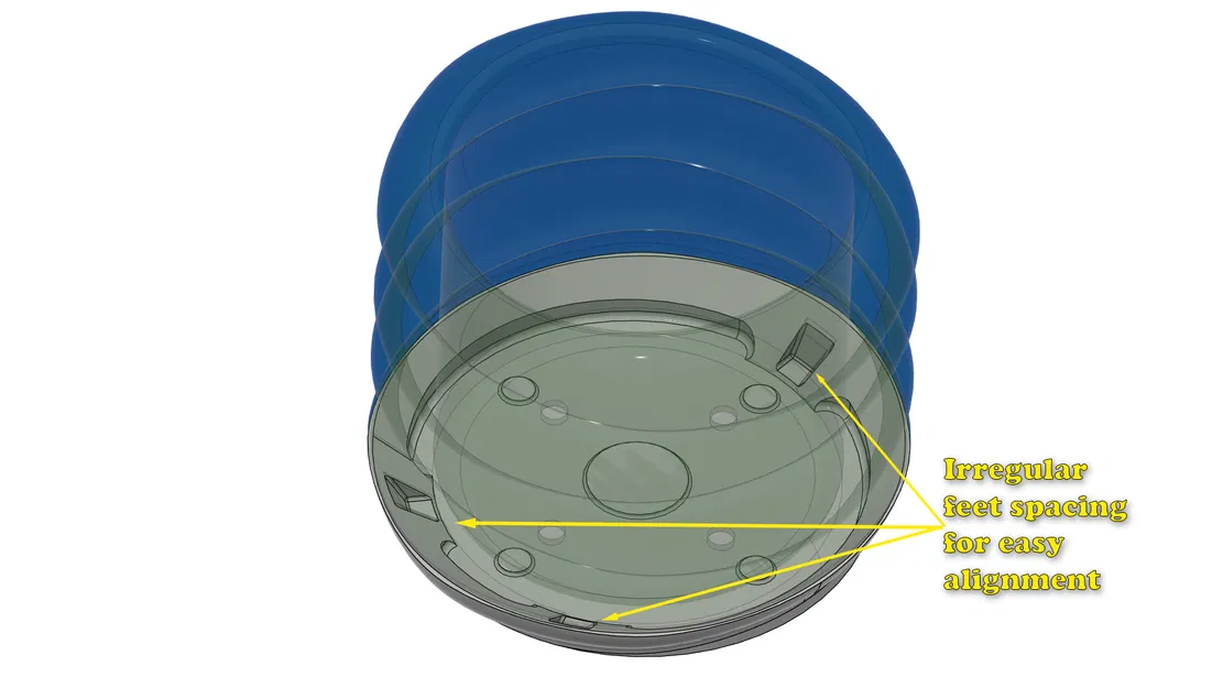 Chậu cây Floater kèm dĩa - Image 4