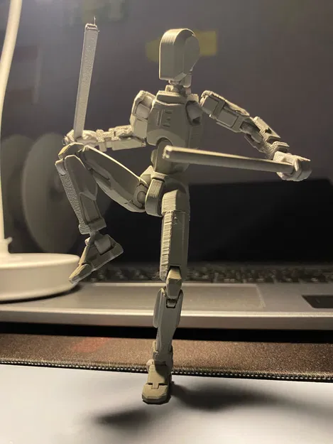 Gậy Escrima 3D Cho Mô Hình Dummy 13 - Image 1