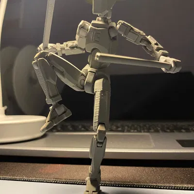 Gậy Escrima 3D Cho Mô Hình Dummy 13