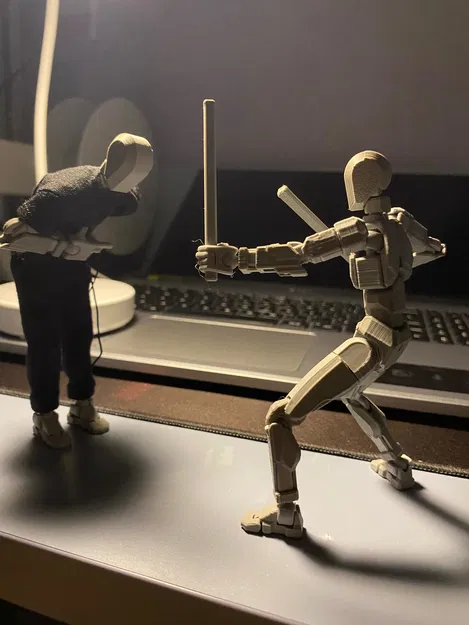 Gậy Escrima 3D Cho Mô Hình Dummy 13 - Image 2