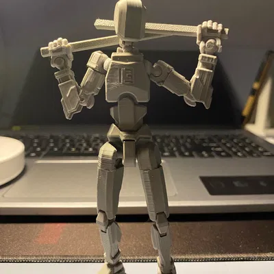 Gậy Escrima 3D Cho Mô Hình Dummy 13