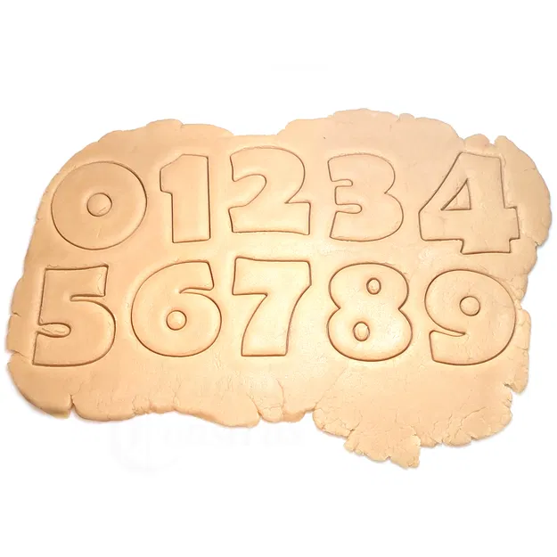 Bộ Khuôn Cắt Bánh Quy Hình Số Lớn 0-9 - Image 2