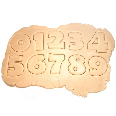 Bộ Khuôn Cắt Bánh Quy Hình Số Lớn 0-9