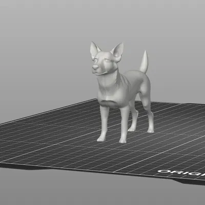 Mô Hình 3D Chó Basenji - Tượng Chó Basenji Đẹp