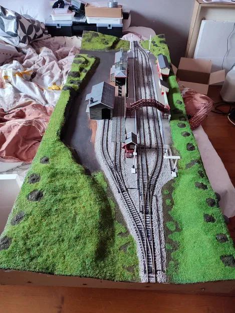 Hogsmeade - Ga Goathland OO (1:76) - Ga tàu Harry Potter 3MF / Bambu Studio - Image 3