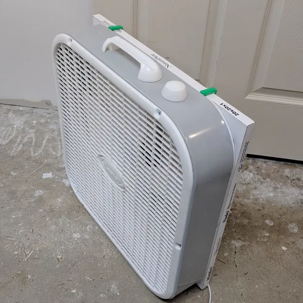 Giá gắn filter cho quạt hộp (Box Fan Filter Mount) - Image 2