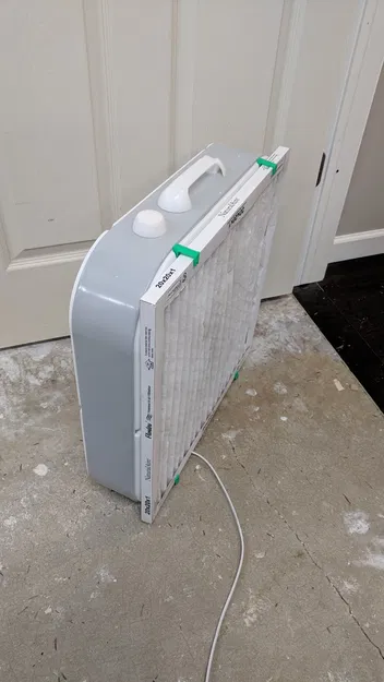 Giá gắn filter cho quạt hộp (Box Fan Filter Mount) - Image 9