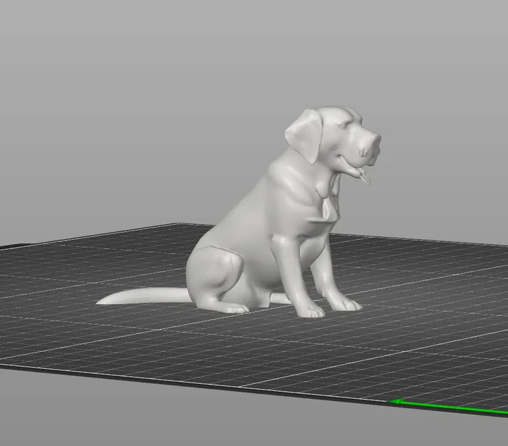 Mô Hình Chó Labrador Ngồi 3D Đẹp Tuyệt - Image 2