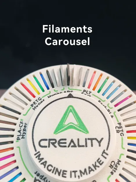 Creality Filament Swatch Carousel (Bàn xoay mẫu filament Creality) - Image 5