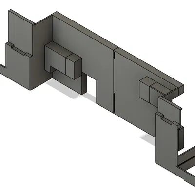 Cover Stepper Motor & Rear Belts cho Qidi Plus 4