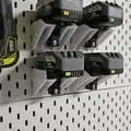 Kệ 3D In Pin Ryobi 18V Cho Bảng Pegboard Ikea Skadis - Thumbnail 3