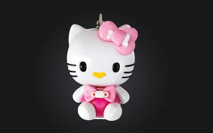 Móc Khóa Hello Kitty 3D Dễ Thương - Image 1
