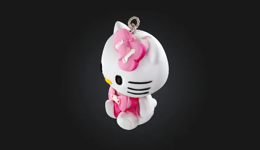 Móc Khóa Hello Kitty 3D Dễ Thương - Image 4