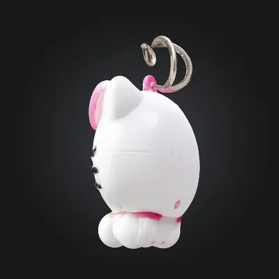 Móc Khóa Hello Kitty 3D Siêu Xinh