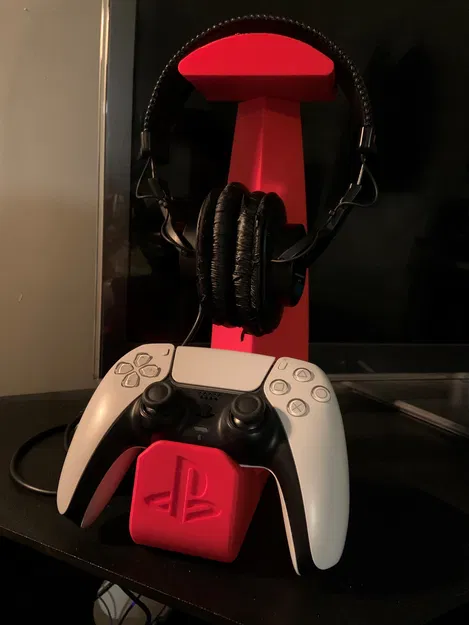Giá đỡ PS5 cho 1 tay cầm và tai nghe - Image 1