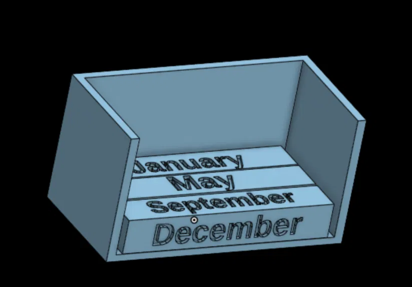 Lịch Số Khối 3D Độc Đáo - Trang Trí Bàn Làm Việc - Image 2