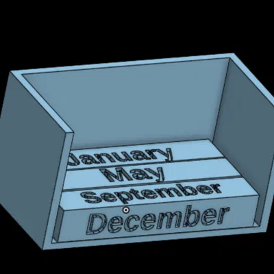 Lịch Số Khối 3D Độc Đáo - Trang Trí Bàn Làm Việc