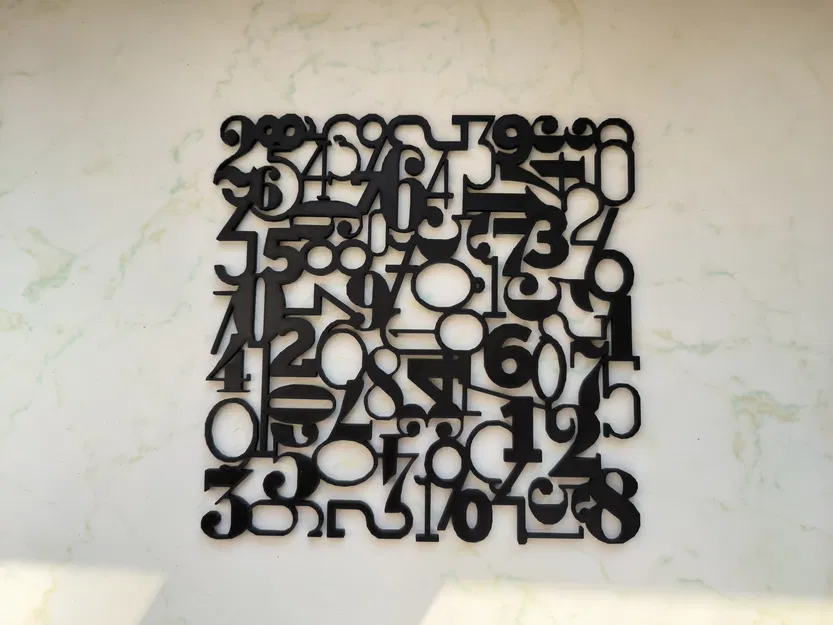 Mosaic Số - Tranh Treo Tường/Miếng Lót (Number Mosaic - Wall Art/Pad) - Image 2