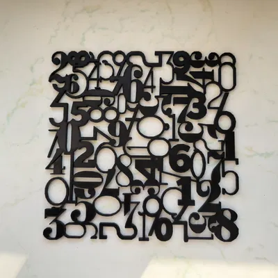 Mosaic Số - Tranh Treo Tường/Miếng Lót (Number Mosaic - Wall Art/Pad)