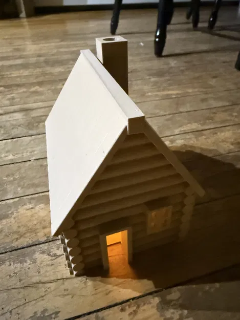 Giá Đỡ Nhang Nụ Nhà Gỗ (Log Cabin Incense Holder) - Image 2