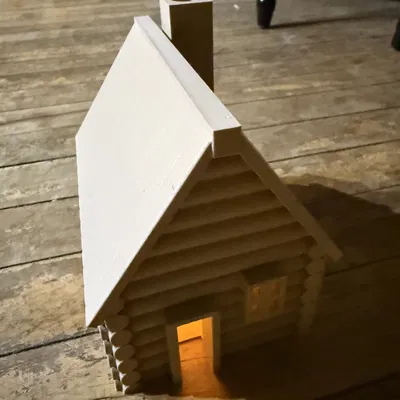 Giá Đỡ Nhang Nụ Nhà Gỗ (Log Cabin Incense Holder)