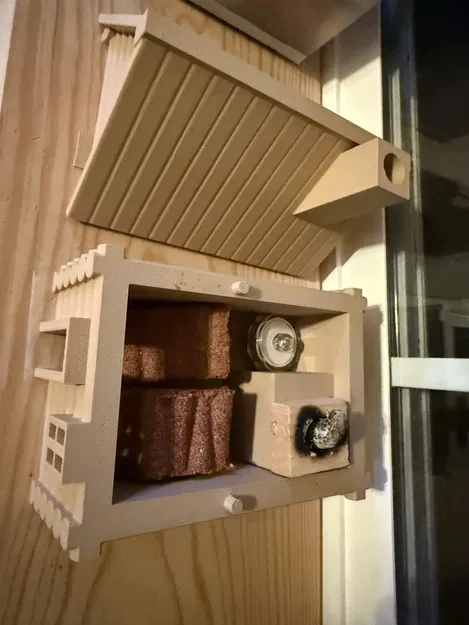 Giá Đỡ Nhang Nụ Nhà Gỗ (Log Cabin Incense Holder) - Image 3