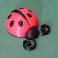 Bọ Cánh Cam May Mắn Trên Lá Cỏ Bốn Lá - Mô Hình In 3D - Thumbnail 7
