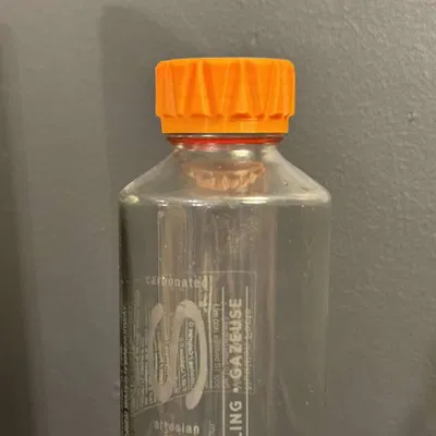 Nắp Chai Voss 800ml & Ron Đệm TPU In 3D