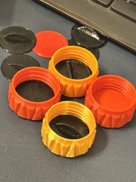 Nắp Chai Voss 800ml & Ron Đệm TPU In 3D - Image 2