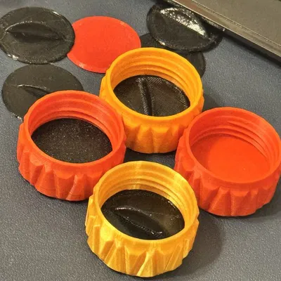 Nắp Chai Voss 800ml & Ron Đệm TPU In 3D