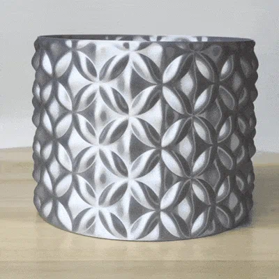 Chậu Cây In 3D Họa Tiết Hoa Độc Đáo - In Vase Mode