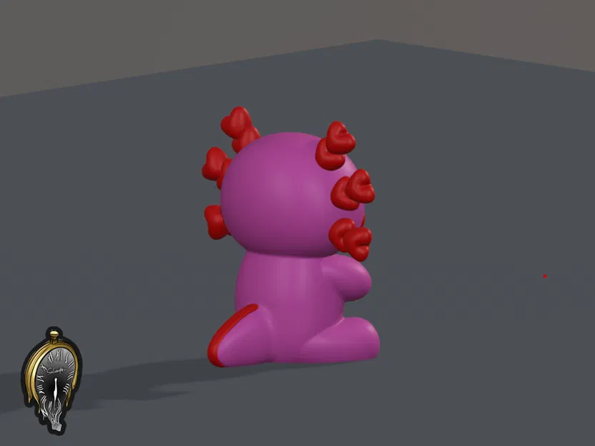 Figure Axolotl Em Bé Kawaii (In Theo Từng Phần) - Image 2