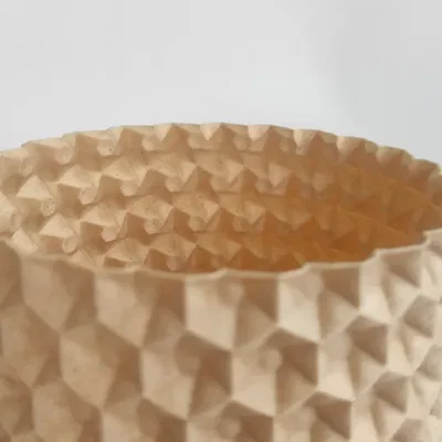 Chậu Cây 3D Họa Tiết Tổ Ong Phong Cách Origami