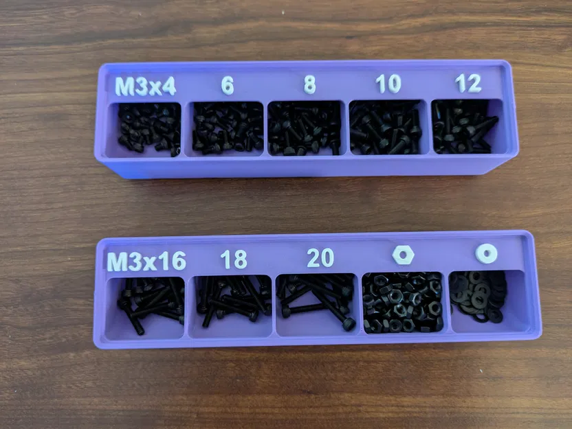 Khay Sắp Xếp Ốc Vít M3 Gridfinity Tiện Lợi - Image 1