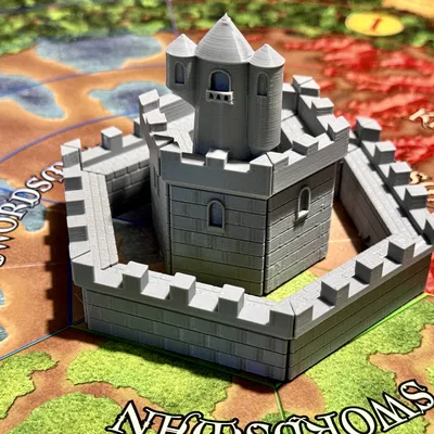 Tower/Walls nối khớp & Wizard Tower cho Castle Panic