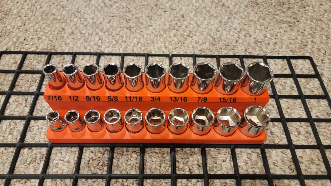 Khay giữ đầu tuýp tối ưu diện tích - Gridfinity - Image 3