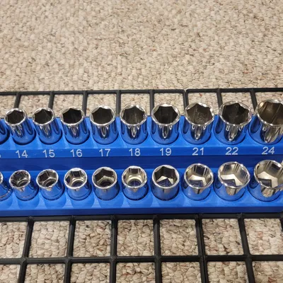 Khay giữ đầu tuýp tối ưu diện tích - Gridfinity