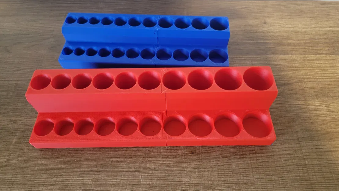 Khay giữ đầu tuýp tối ưu diện tích - Gridfinity - Image 8