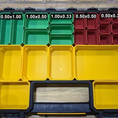 Khay Chia Ngăn Hộp Đồ Nghề DeWalt/Stanley In 3D