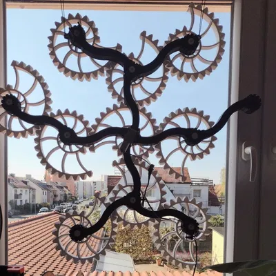 Tượng điêu khắc bánh răng Nautilus (Nautilus gears sculpture)