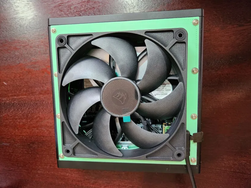 Tấm Che Quạt 140mm Nâng Cấp Cho Máy Minisforum MS-01 - Image 2